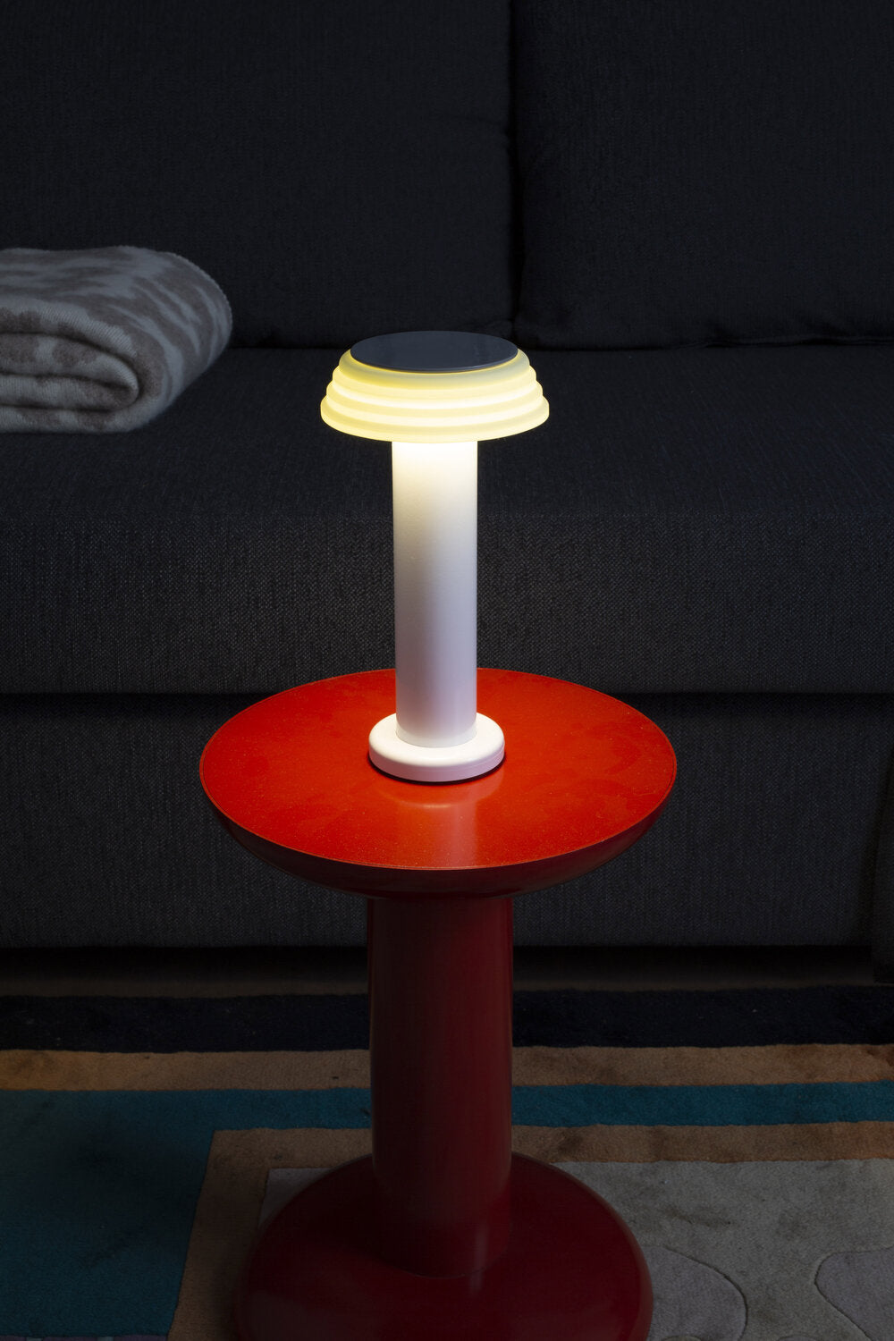 PL1 Portable bordlampe - hvid/grøn